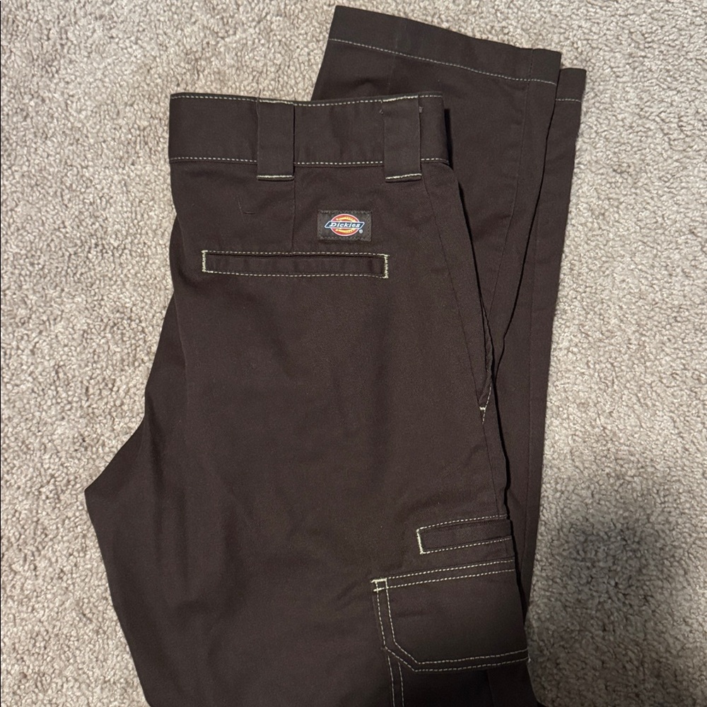 Dickies Dark Brown Cargo Pants for Men